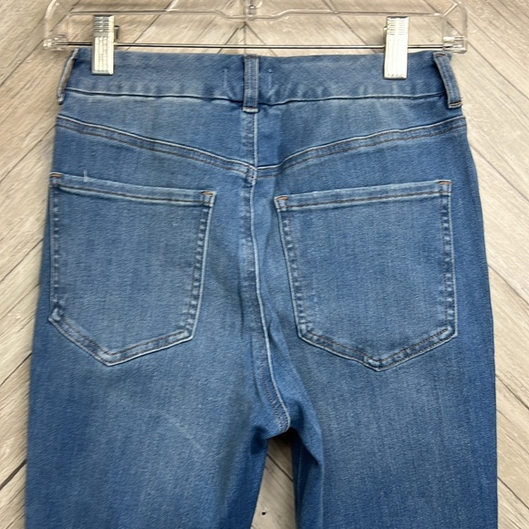 NWT Cropped Skinny High Rise Ultra Hyper Stretch Flexx Express jeans Sm (0,2,4) - Picture 3 of 9